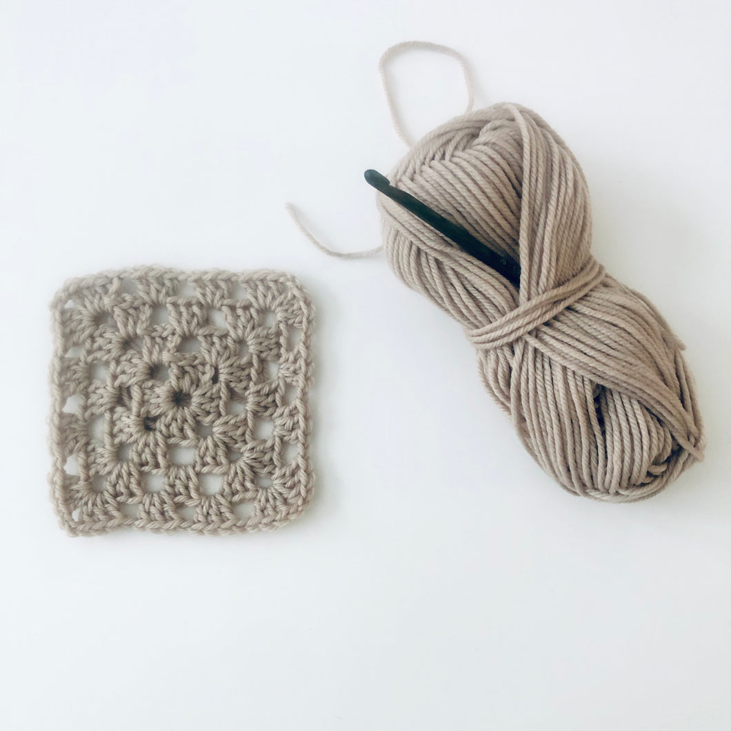 Learn to Crochet III:  Basic Granny Square