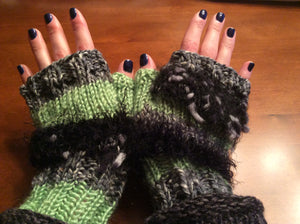 Learn to Knit III:  Fingerless Mitts